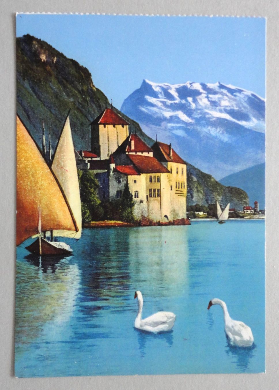 Cartoline postali: Château de Chillon - Lac Léman – Usato da Fétigny venduto da Billy2miny
