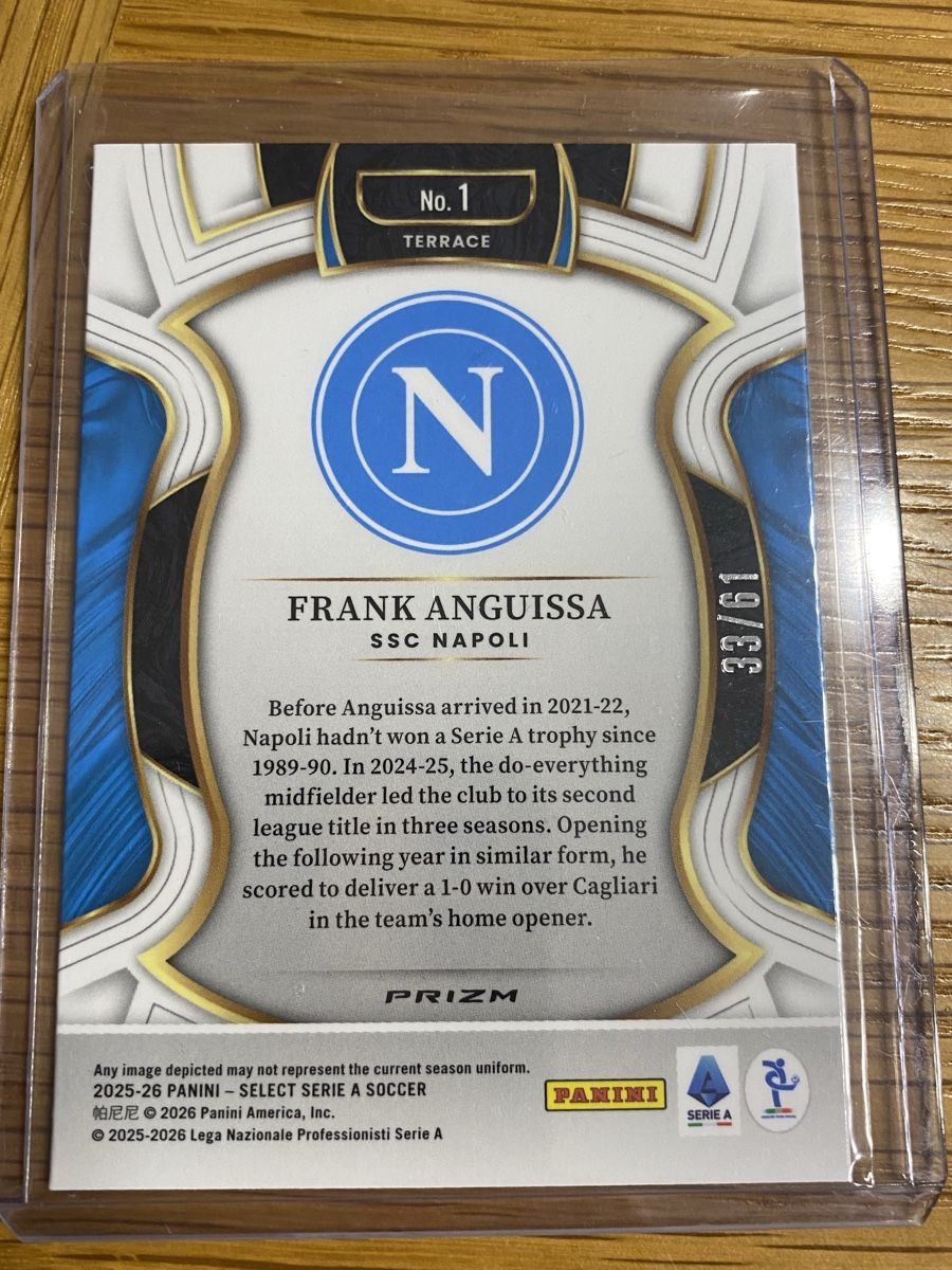 Panini Carte collezionabili: Frank Anguissa SSC Napoli 2025-26 Select 33/61 – Nuovo (secondo la descrizione) da Boningen venduto da chregu90 1