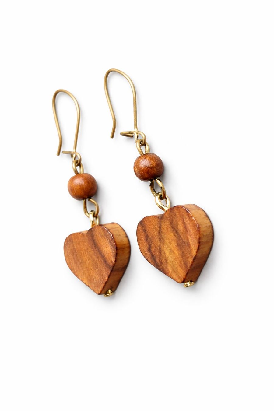 Orecchini pendenti & Orecchini a lobo: Holz Ohrringe Herz Boho – Nuovo (secondo la descrizione) da Fully venduto da VaneaSelection 3