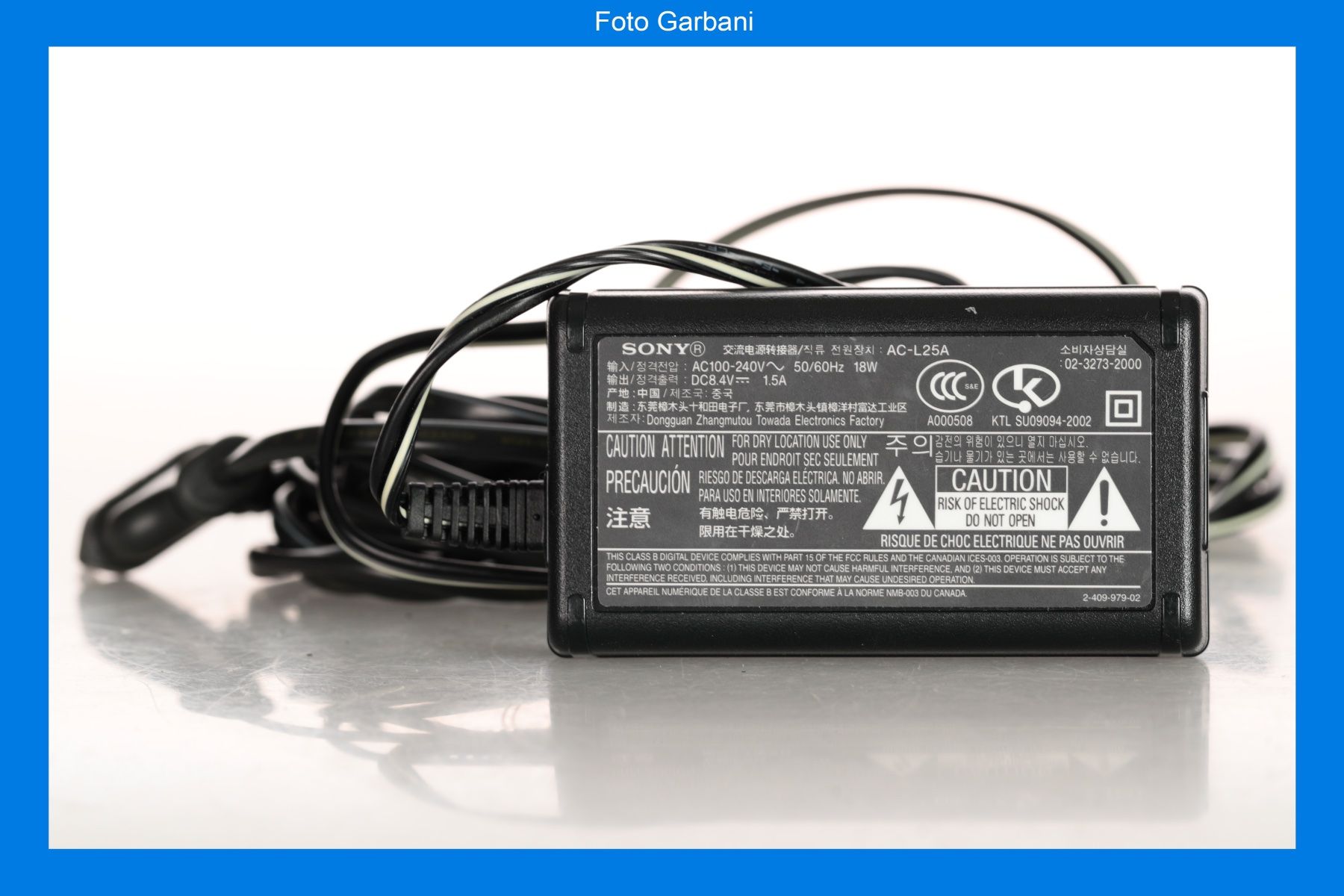 Altri Accessori: Caricatore Sony AC-L25A – Usato da Muralto venduto da FotoGarbani 1