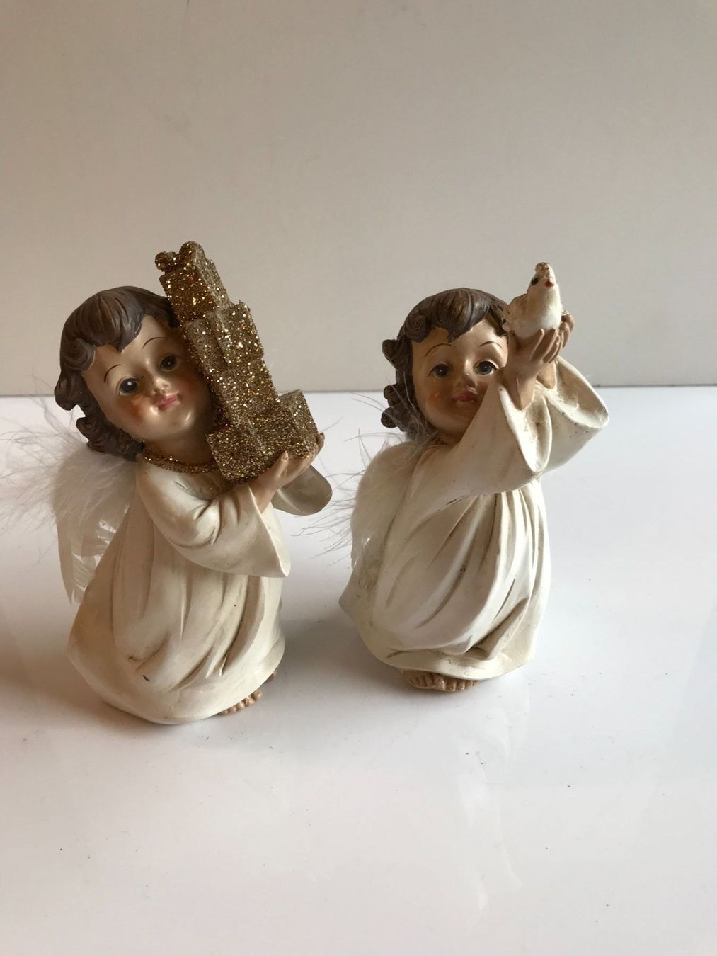 Statuette: Engel Paket und Vogel – Nuovo (secondo la descrizione) da Werthenstein venduto da Sublix