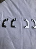 4 Chromblenden Schloss Mercedes W107, 114, 123 etc.