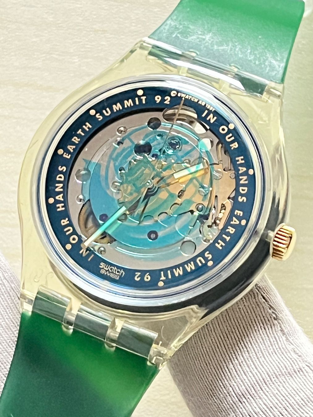 Swatch Uhren: Swatch Automatic Earth Summit 92 Selten, Top Zustand! – Gebraucht aus Grenchen von chththl 5