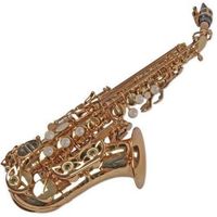 Karl Glaser Sopran Saxophon Gebogene Bb
