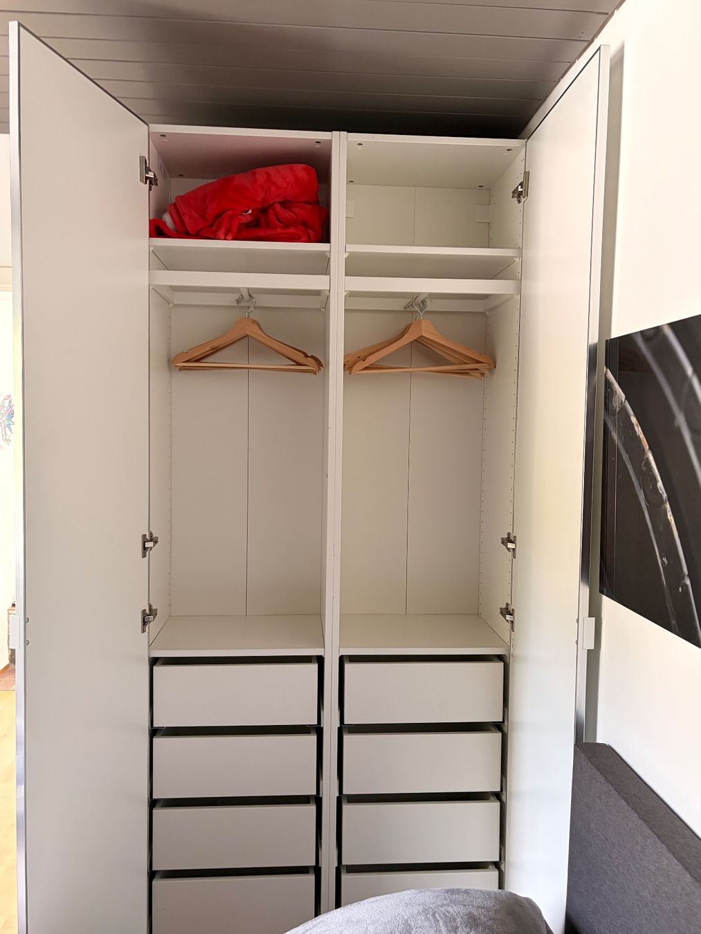 Ikea Armadi: Wardrobe mirrored doors with drawers 200cm width good con... – Usato da Vira (Gambarogno) venduto da HansAugustin 1