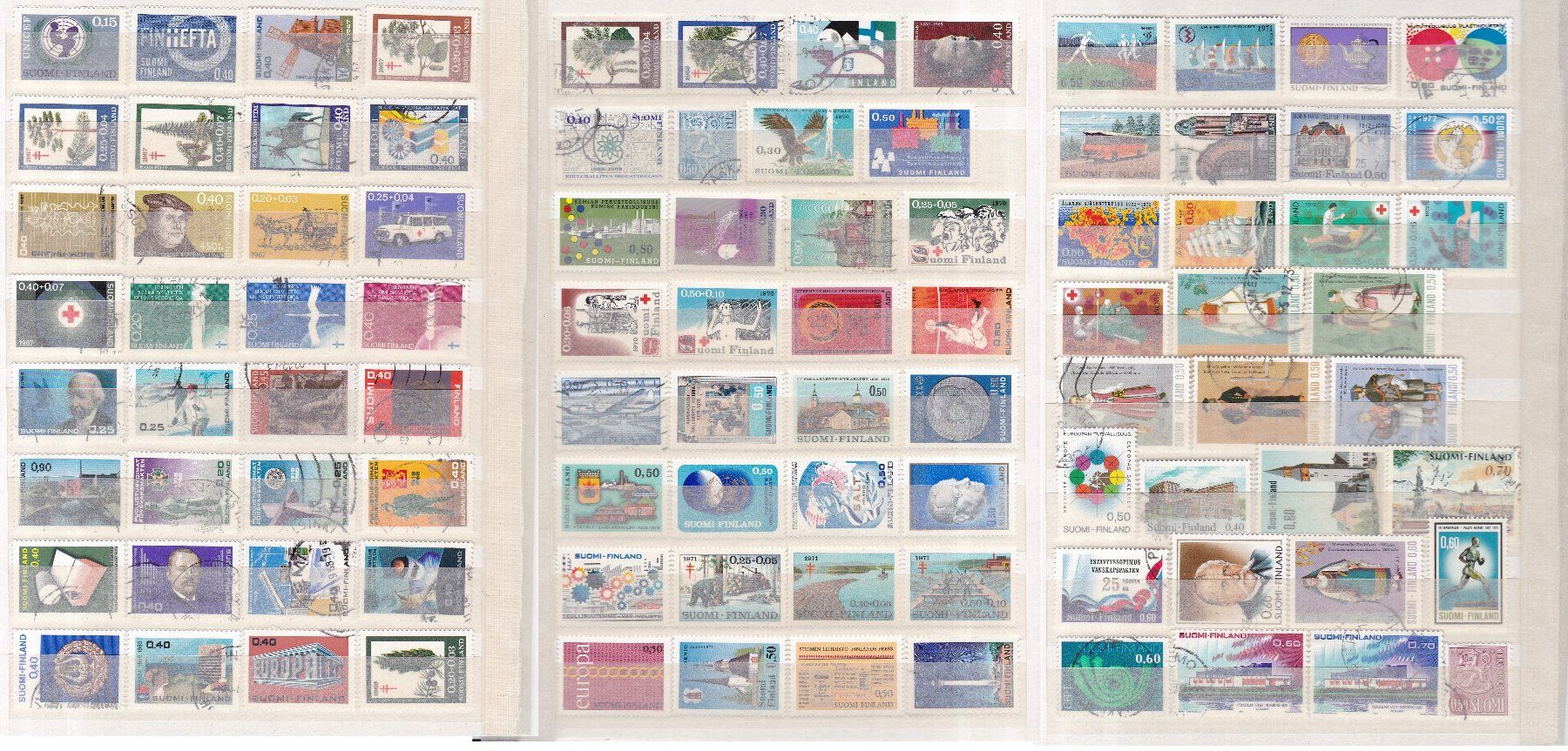 Tutti i francobolli: Briefmarkensammlung "Finnland" – Usato da Münchwilen AG venduto da Nesar 3
