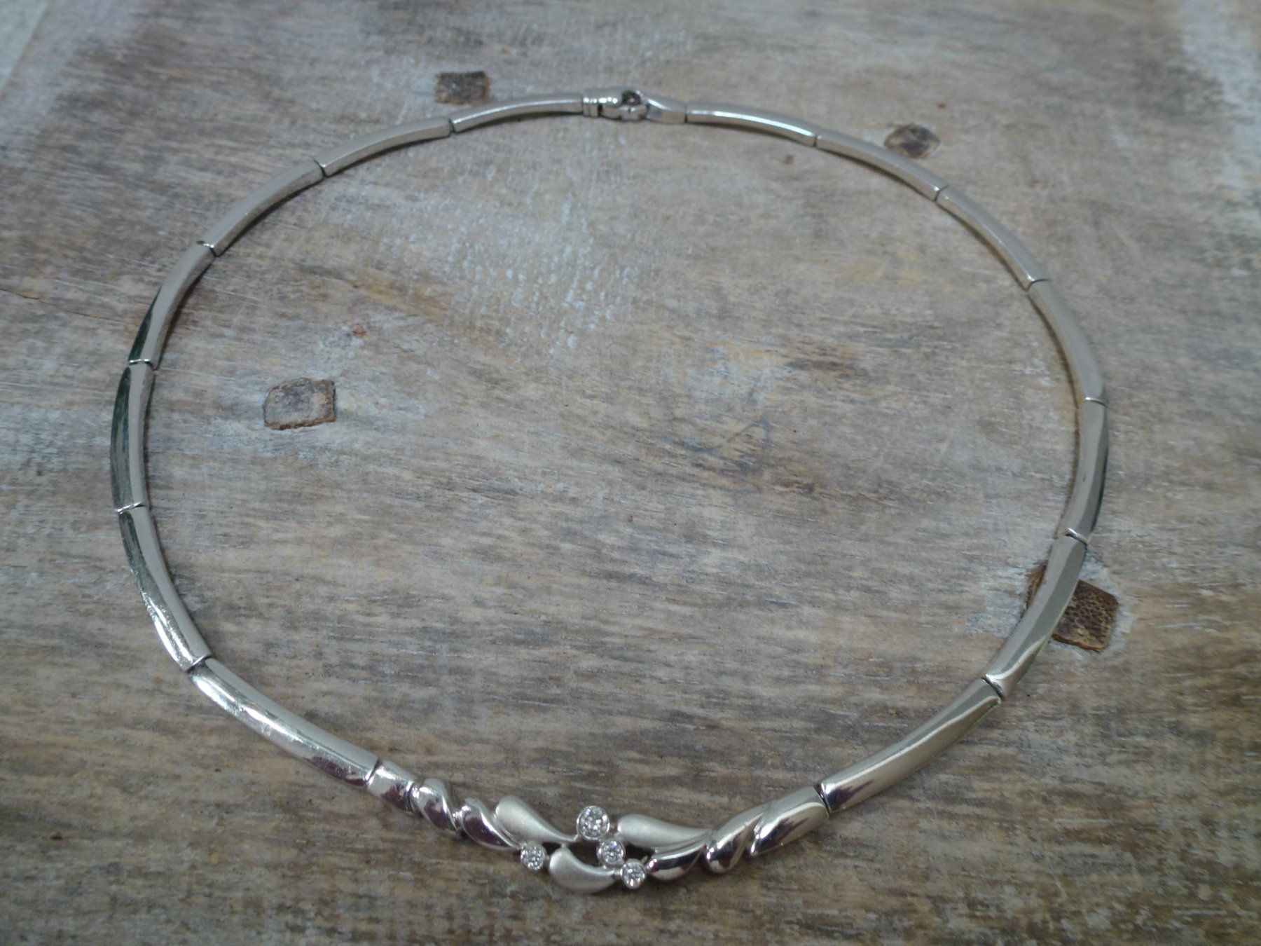 Catenine: Collier Halskette Silber Zirkonia – Usato da Esslingen venduto da FetteSchnecke 4