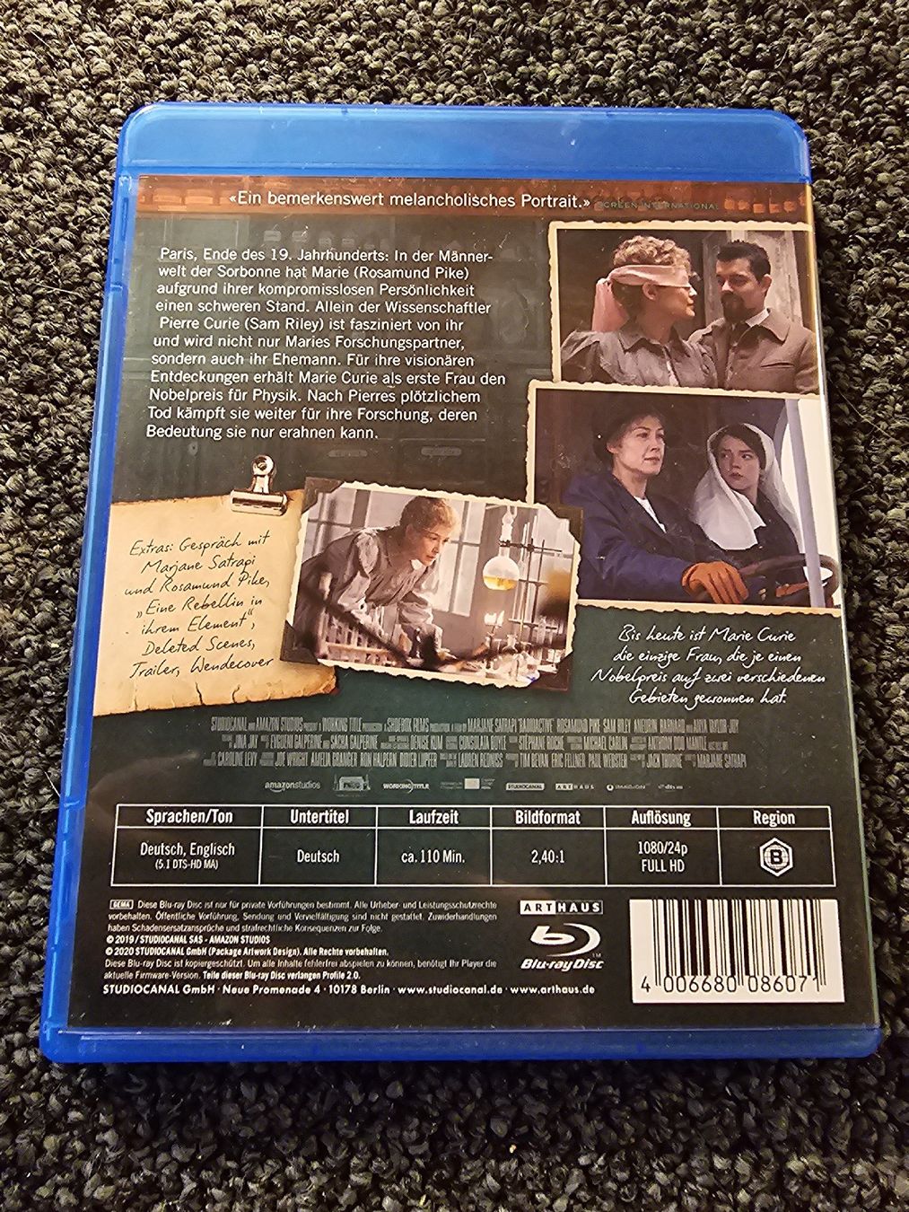Tutti i DVDs: Blu-ray: Marie Curie  – Usato da Ruswil venduto da jan_bxl5 1