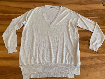 RIANI edler Feinstrickpullover mit Silberschimmer Gr. 38