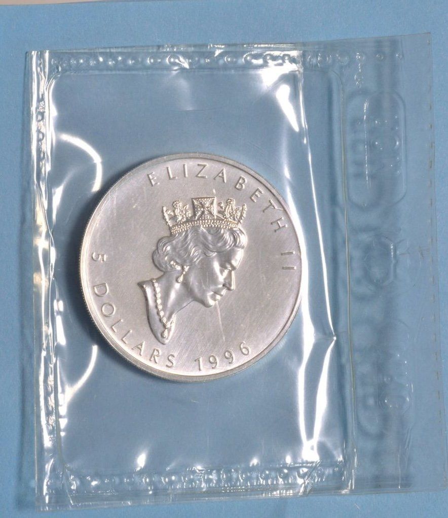 Alle Münzen: 1996 Canada 5 Dollars silber 1 unze – Gebraucht aus Oberglatt ZH von dil_85sh