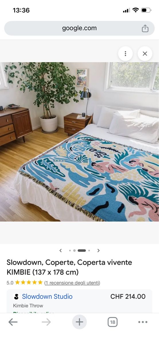 Coperte: Slowdown studio blanket KIMBIE (137 x 178 cm) – Usato da Basel venduto da ana_6yp9 3