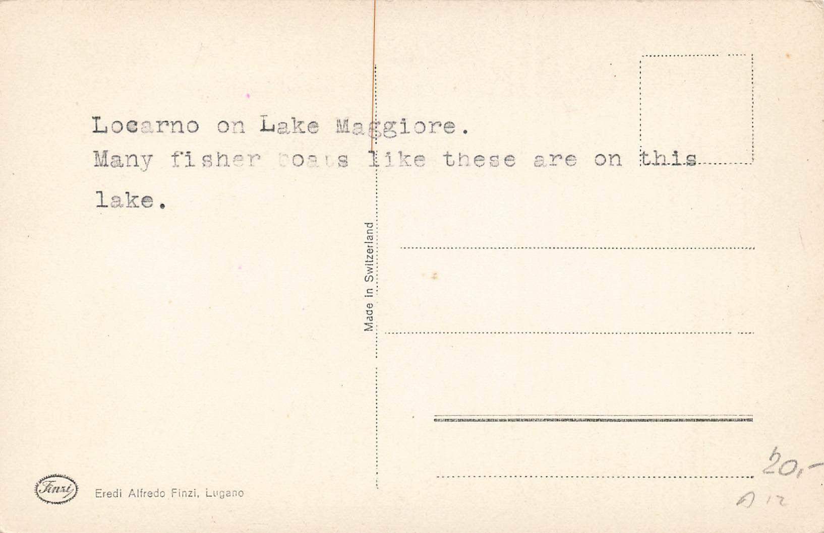 Cartoline postali: Locarno TI Lago Maggiore pescatori e battello Dampfschiff – Usato da Biasca venduto da Blenio71 1