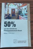 50% Rabatt Basel Pharmaziemuseum bis 30.4.2027