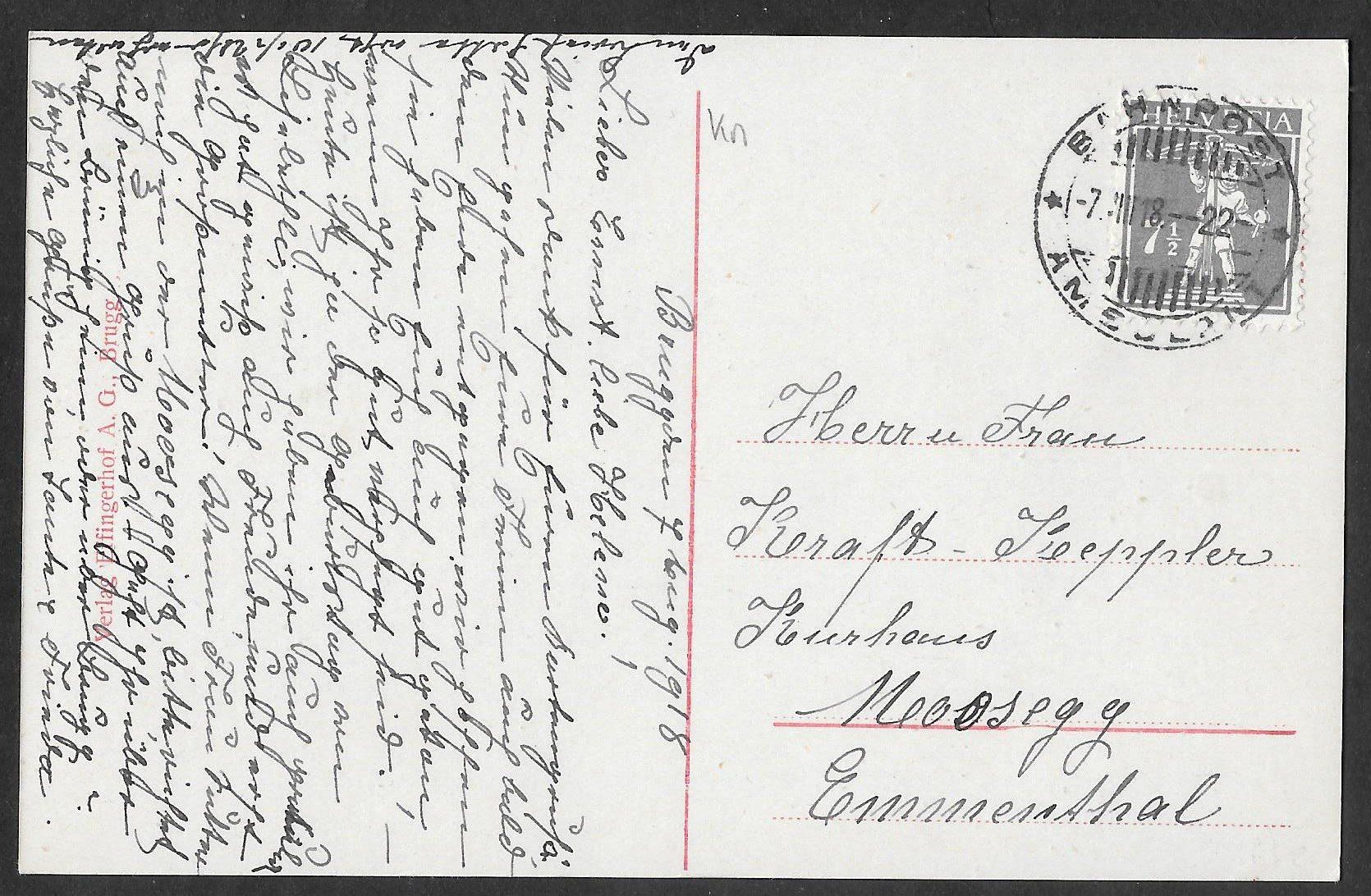 Cartoline postali: Brugg Vorstadt – Usato da Olten venduto da clotaldi 1