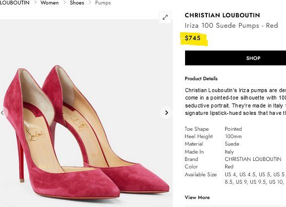 Christian Louboutin Scarpe da donna: Christian Louboutin Pumps .38 – Usato da Collonges venduto da arashee 9