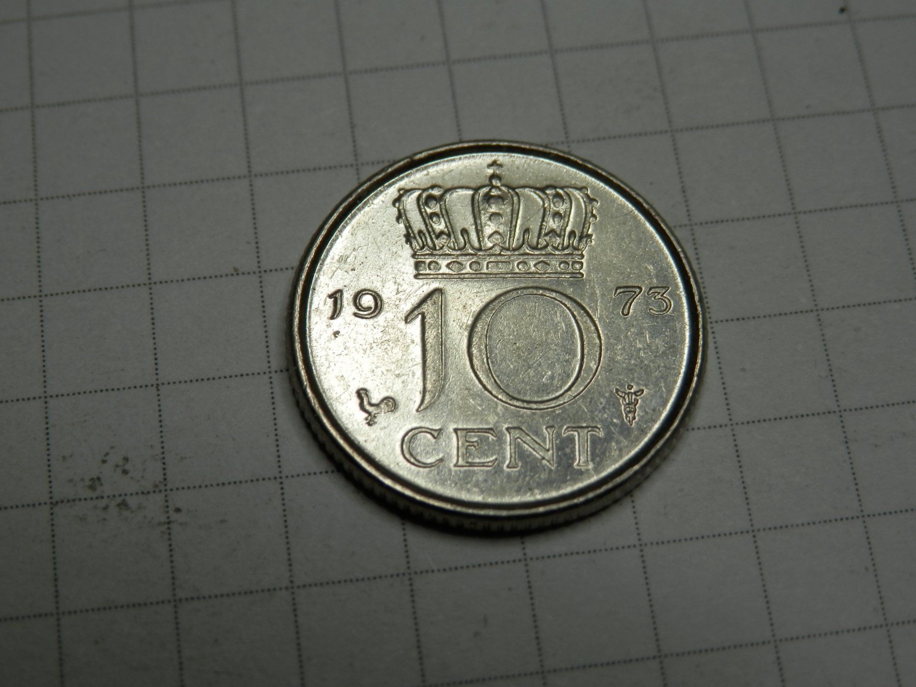 Tutti le monete: Niederlande 10 Cent, 1973 – Usato da Weiach venduto da weiach81 1