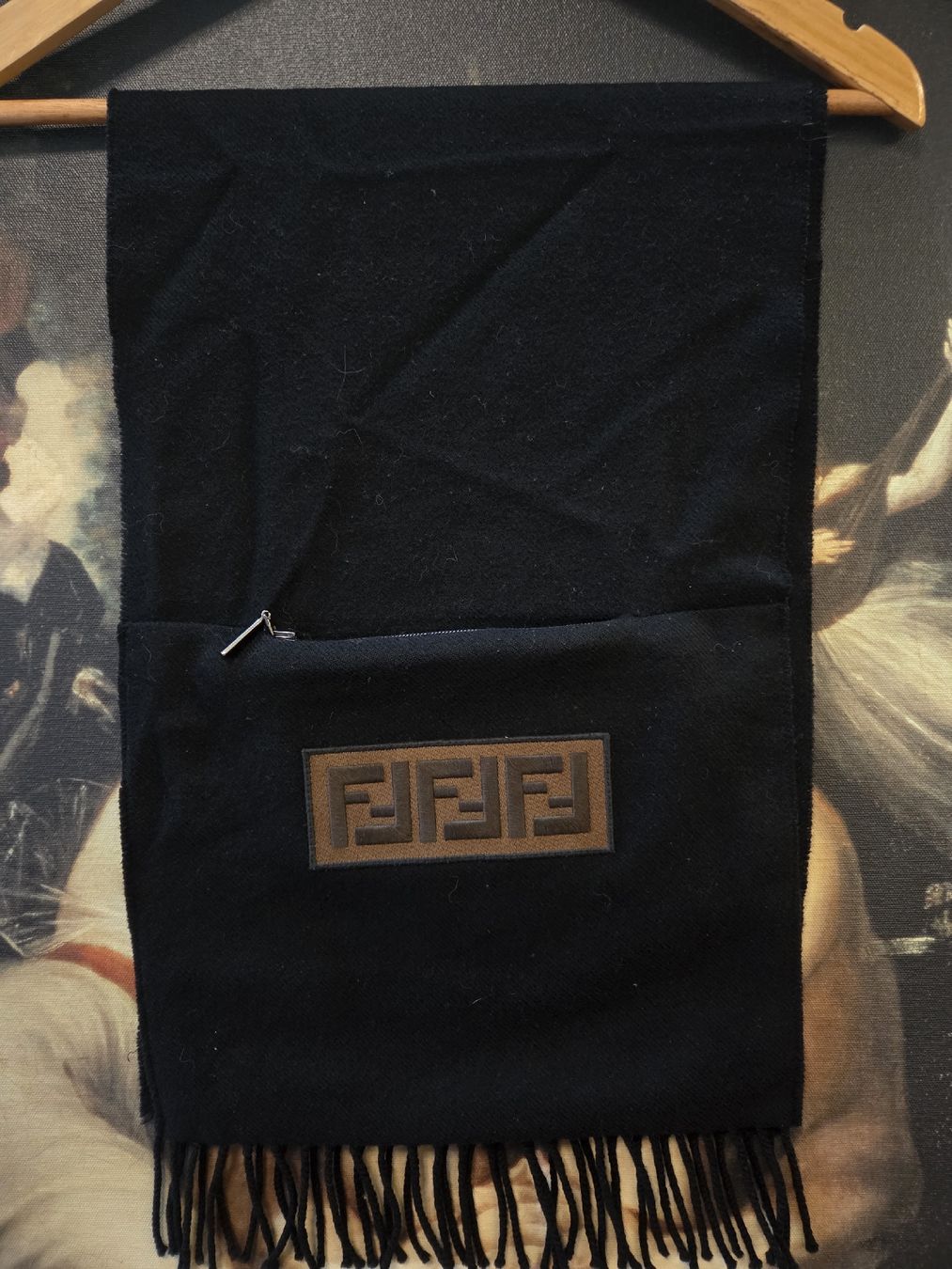 Fendi Foulards, Tücher & Schals: Fendi FF Patch Schal Schwarz – Gebraucht aus Mellingen von superwinter