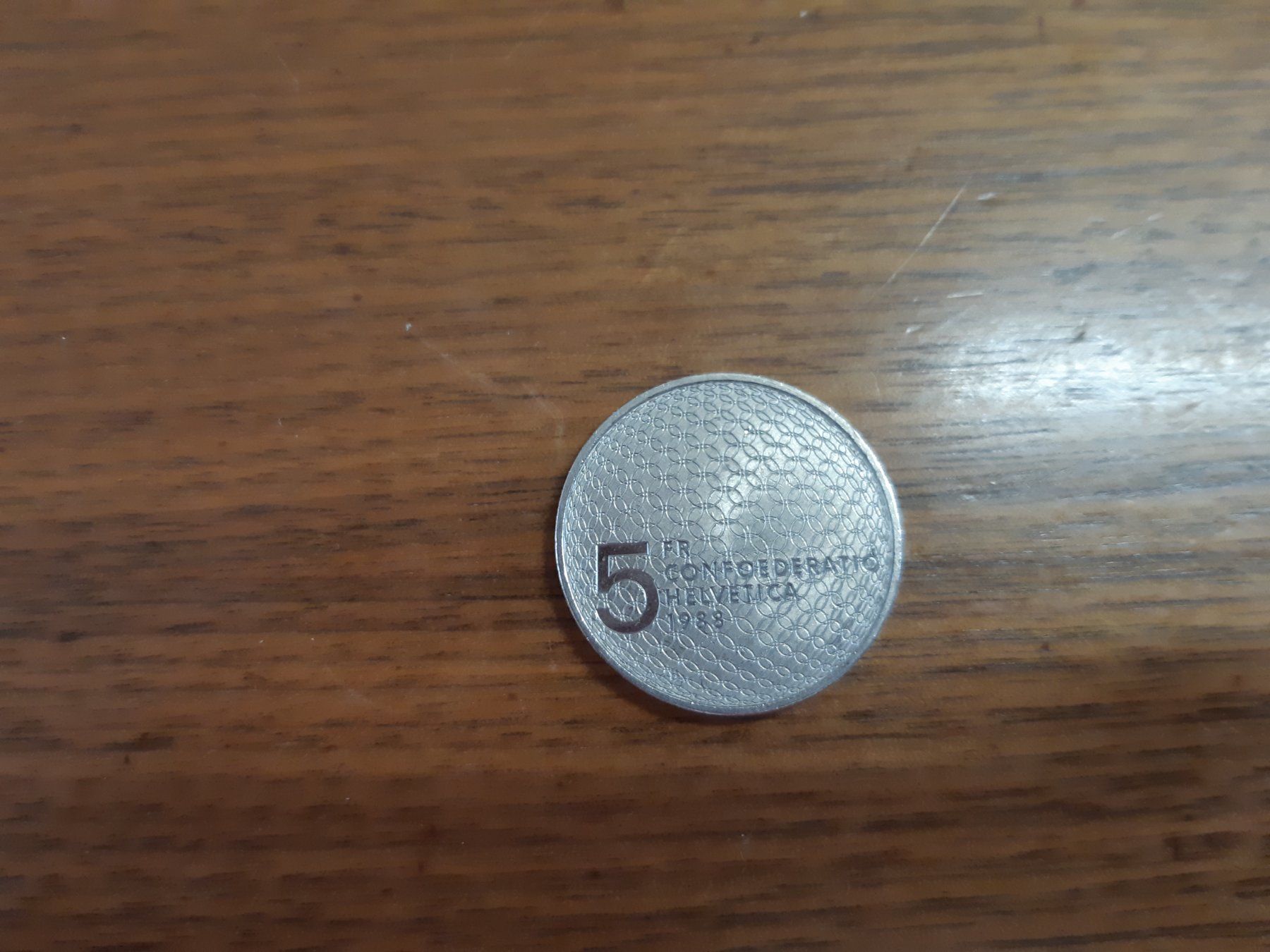 Alle Münzen: Moneta 5 Franchi commemorativa – Gebraucht aus Magliaso von Dlele 1