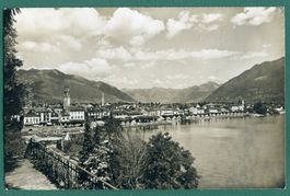 Ascona am Lago Maggiore, Gesamtansicht, 1955, gelaufen