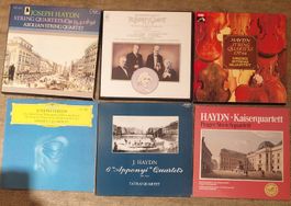 16 LPs mit Streichquartetten von Haydn