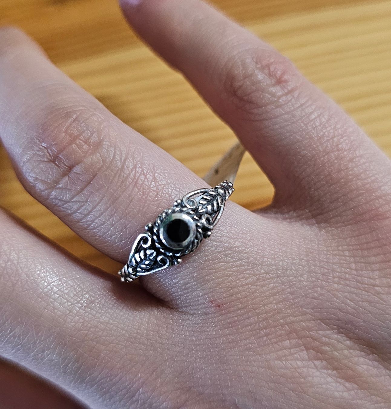 Anelli: 925 Silber Ring mit Onyx Stein – Usato da Ostermundigen venduto da Secundo_Hand 1