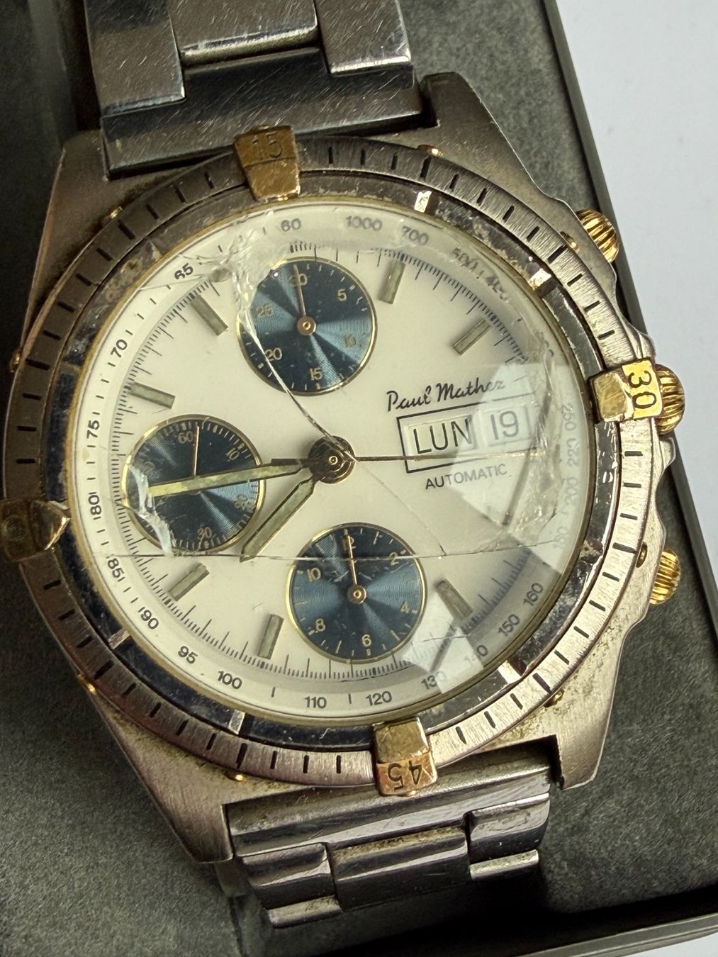 Orologi: Paul Mathez Automatic Chronograph – Usato da Worblaufen venduto da chronyves 1