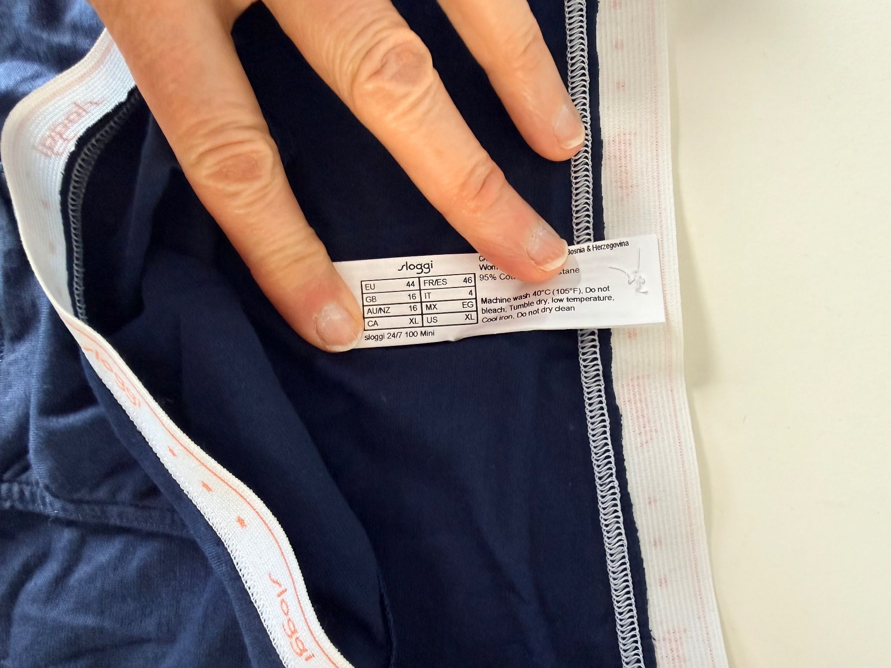 Sloggi Altra biancheria intima: SLOGGI 100, Slip Mini, Grösse 44, Farbe Dunkelblau – Nuovo e nell'imballaggio originale da Rudolfstetten venduto da gst_g7xl 4