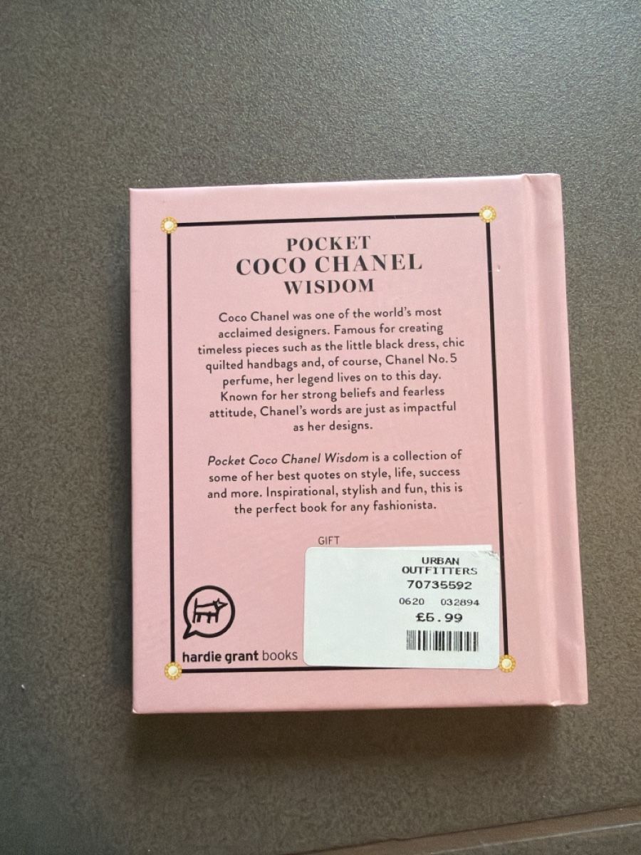 Livres: Taschenbuch Pocket Coco Chanel Wisdom – Neuf (Voir description) à Ossingen par dascha_fej 1
