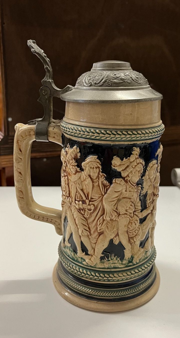 Verres: Steinzeugkrug / Humpen Simon Peter Gerz – D'occasion à Stetten AG par Brissago25 1