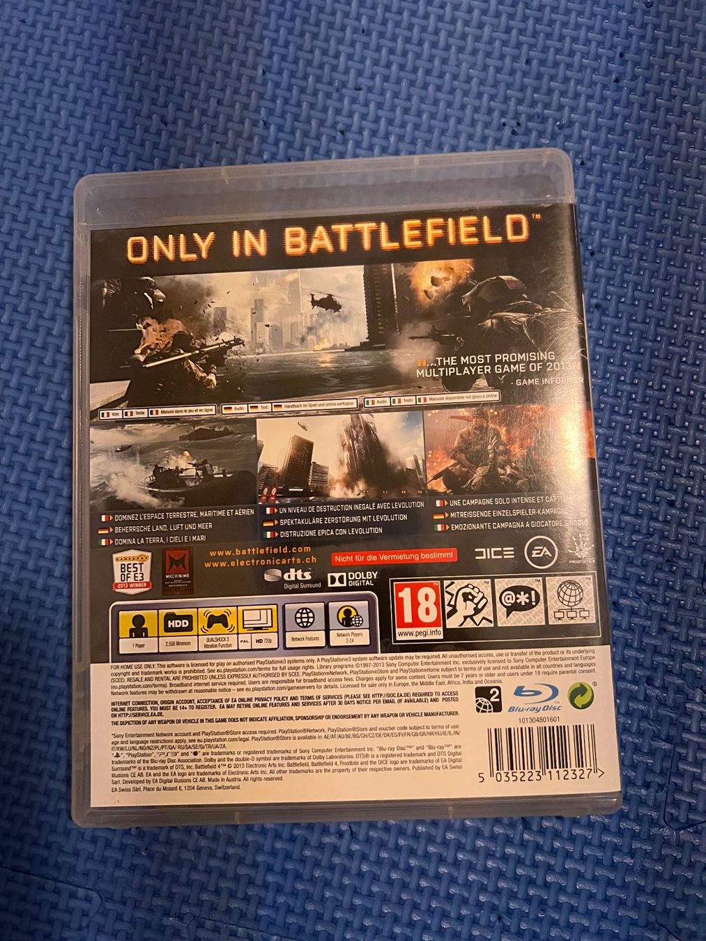 Sony Giochi: Battlefield 4 Playstation 3 PS3 – Usato da Gossau SG venduto da schlitzerdemon 2