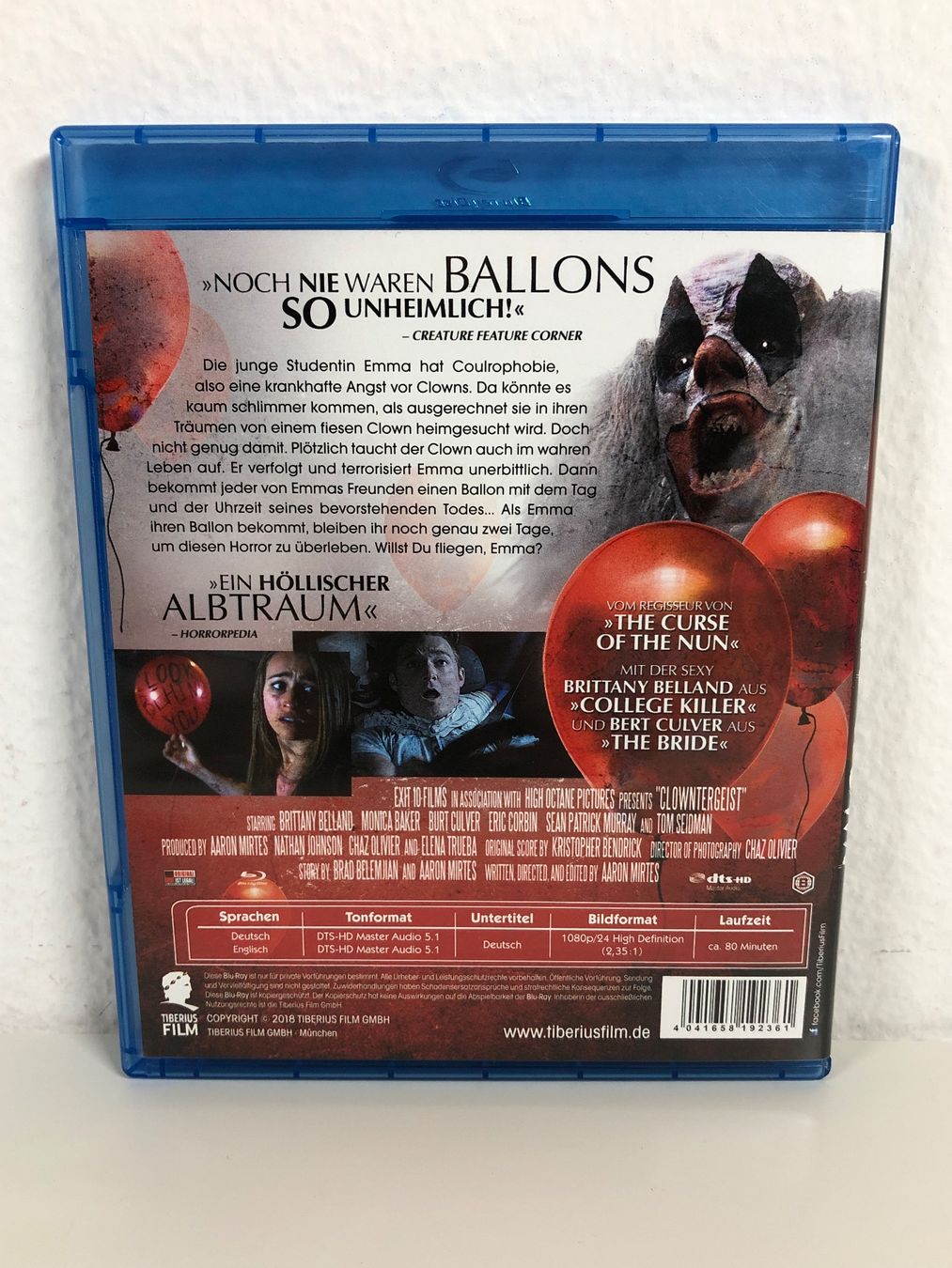 Tutti i DVDs: Der Killerclown (2017) - Bluray – Usato da Bern venduto da McFlurry_08 1