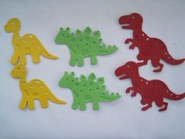 Stanz-Papier Motive Dinosaurier