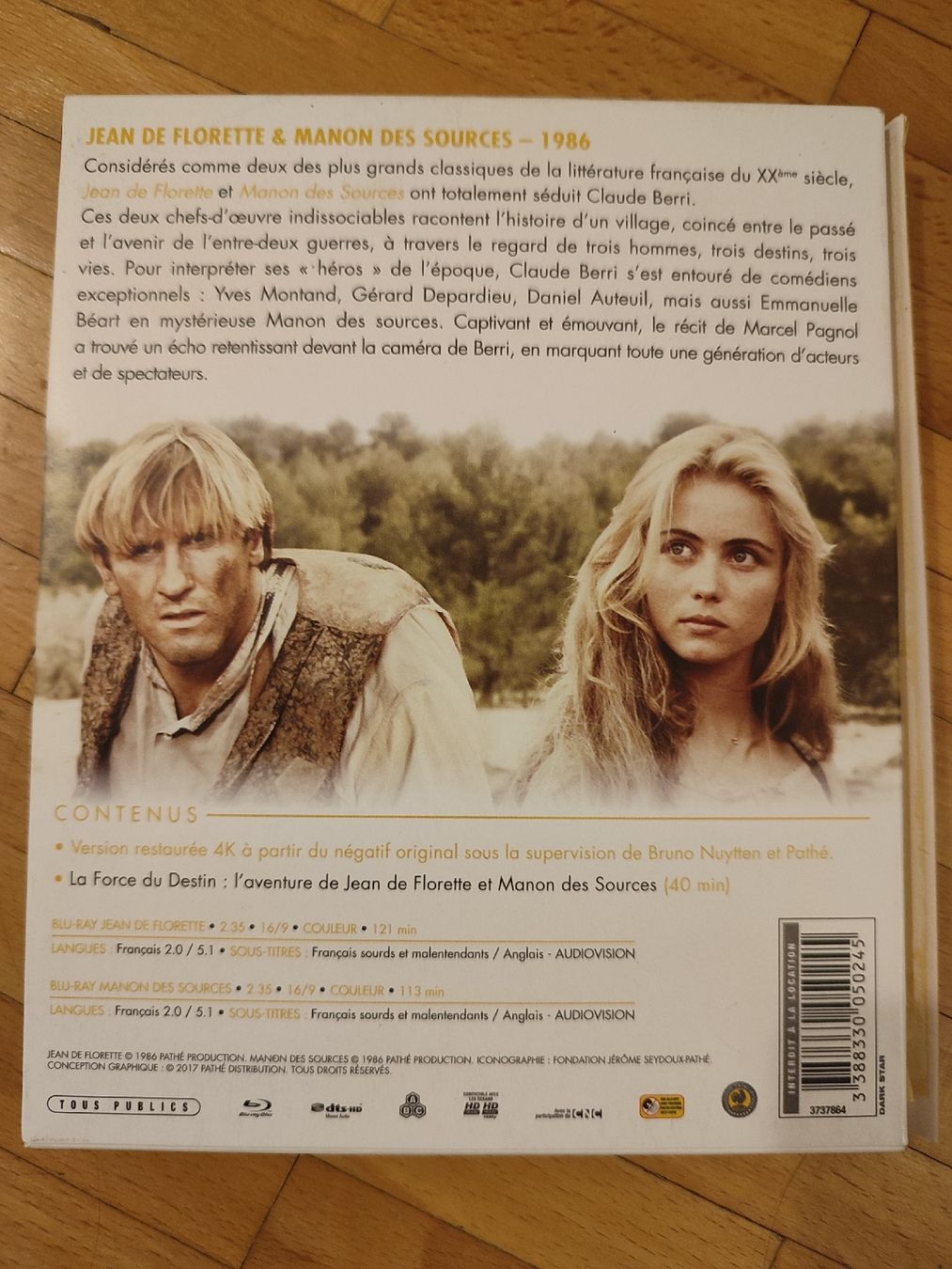 Tutti i DVDs: Jean de Florette - Manon des sources – Usato da Bougy-Villars venduto da Vogue 1