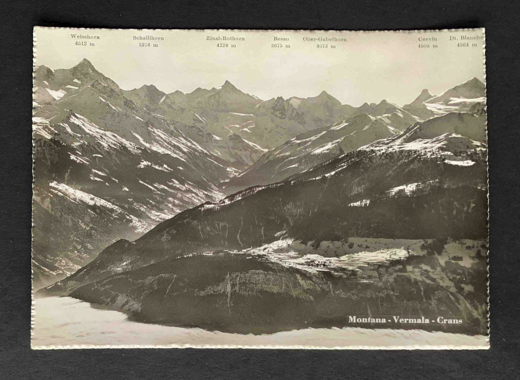Ansichtskarten: AK Montana Vermala Crans – Gebraucht aus Goldau von artelier1