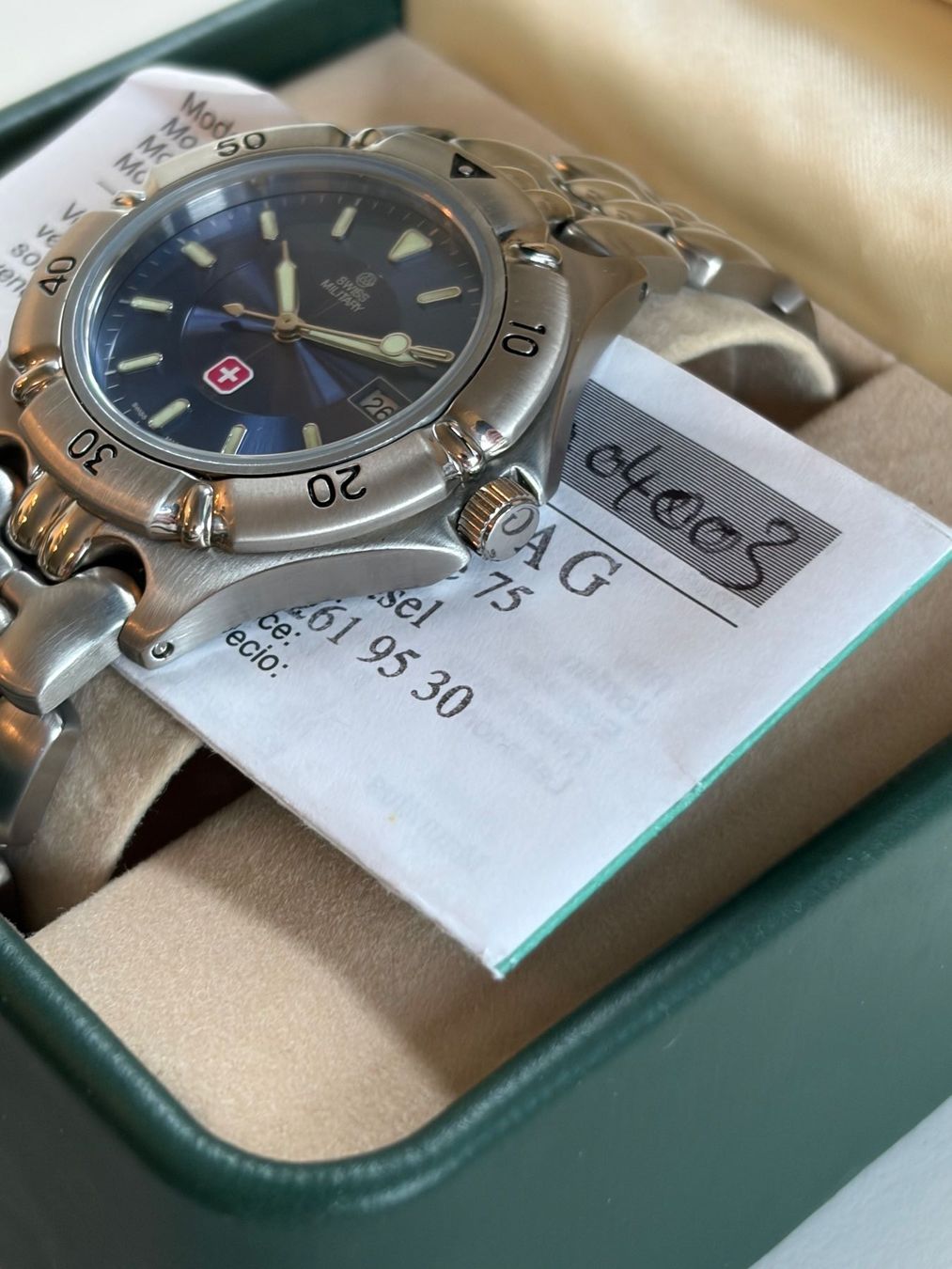Swiss Military Orologi: Swiss Military Uhr - Full-Set – Usato da Zürich venduto da Airflow22 2
