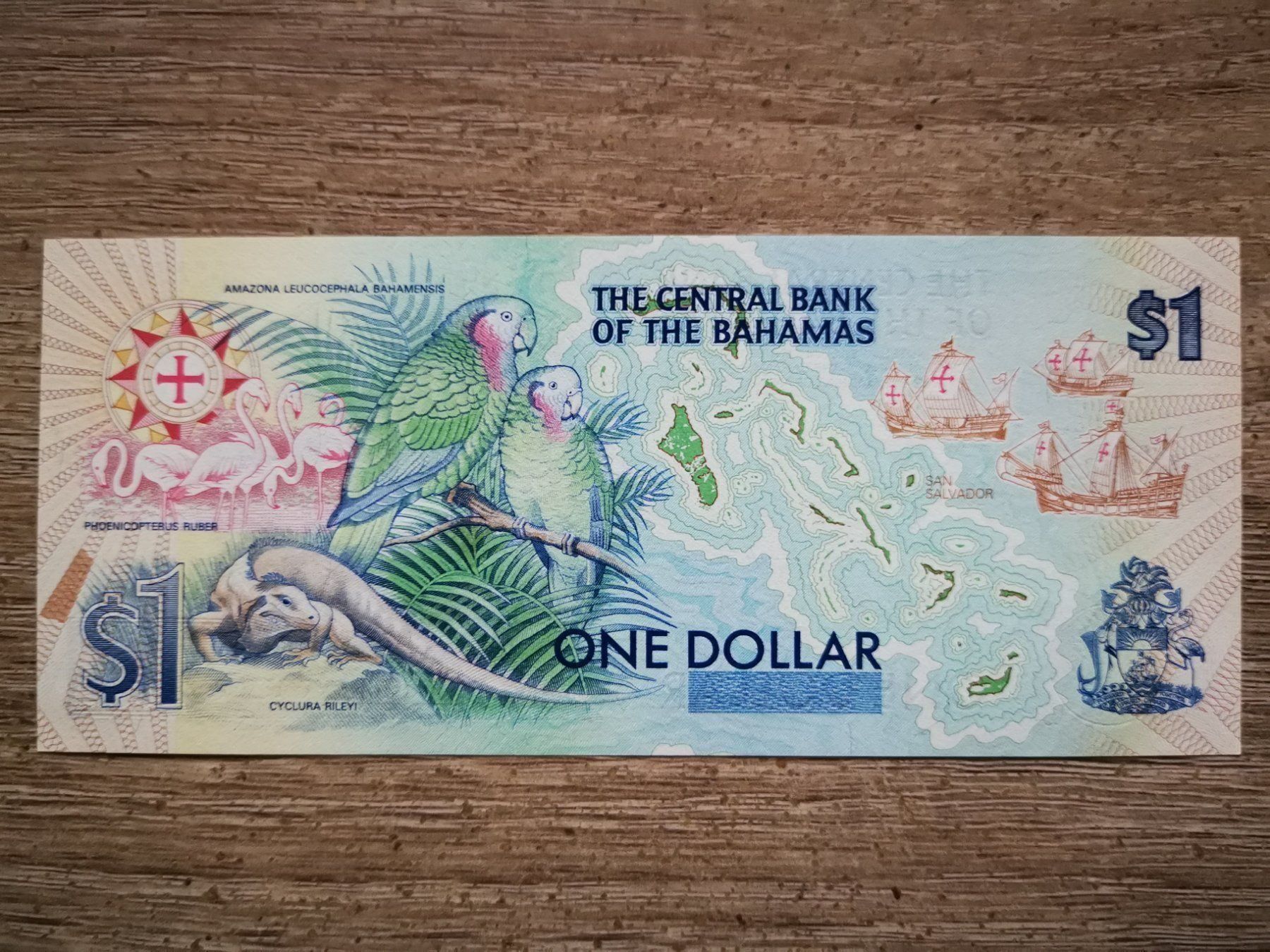 Banknoten: Bahamas 1 Dollar 1992 Commémorative UNC _2 – Neu (gemäss Beschreibung) aus Cousset von Patricio77 1