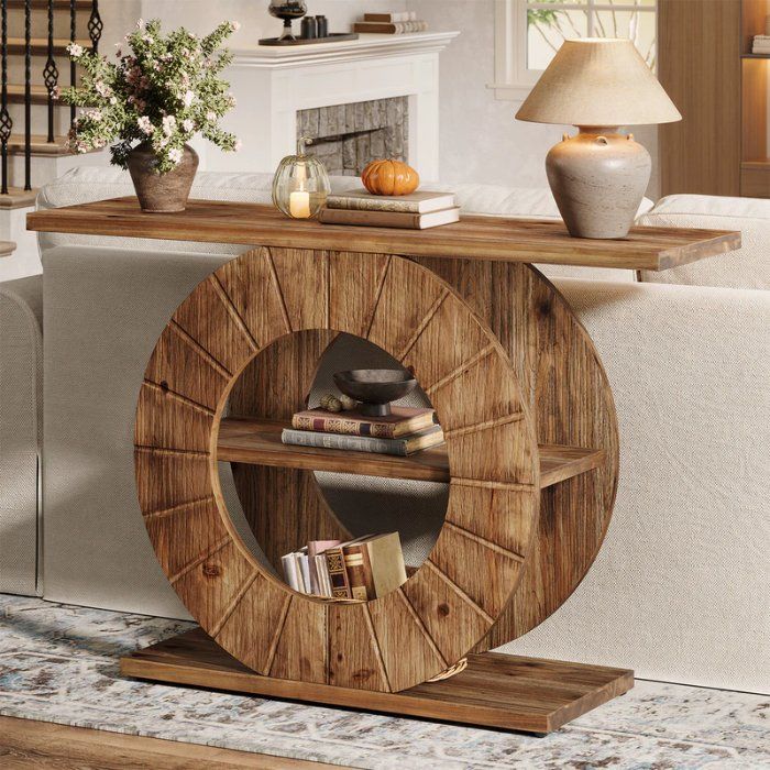 Tavoli: Konsolentisch 105cm Runddesign 3 Ebenen – Nuovo e nell'imballaggio originale da Gretzenbach venduto da Genfi-Shop 4