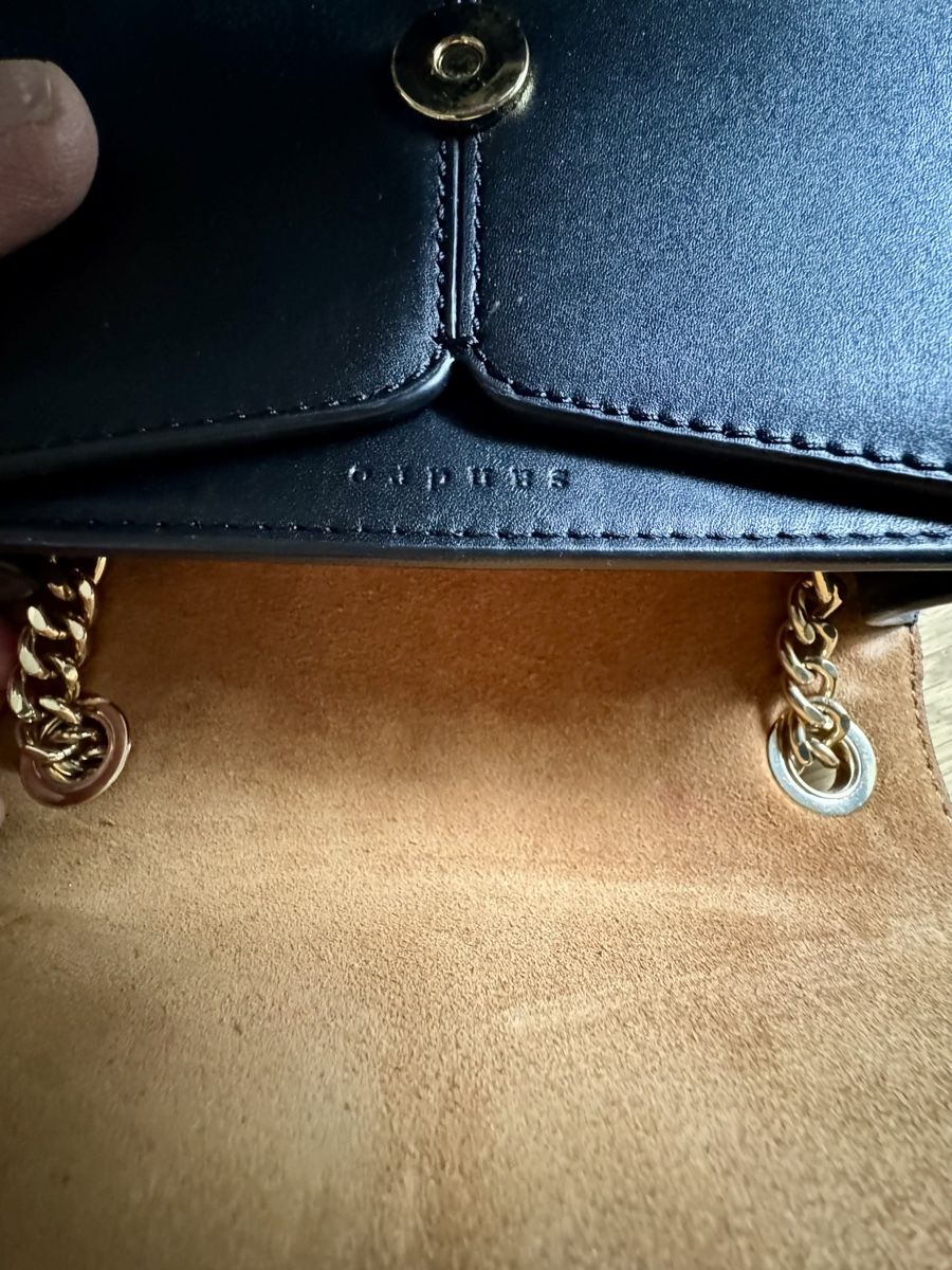 Borse da donna: Sac Sandro noir, chaîne dorée – Nuovo (secondo la descrizione) da Genève venduto da inf_2ggr 3