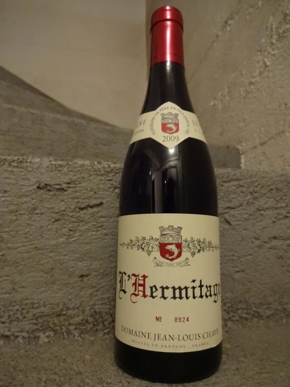 Wein: 100 PP  -  J.L. Chave - Hermitage - 2009 – Neu (gemäss Beschreibung) aus Cham von vin_rlf8 1