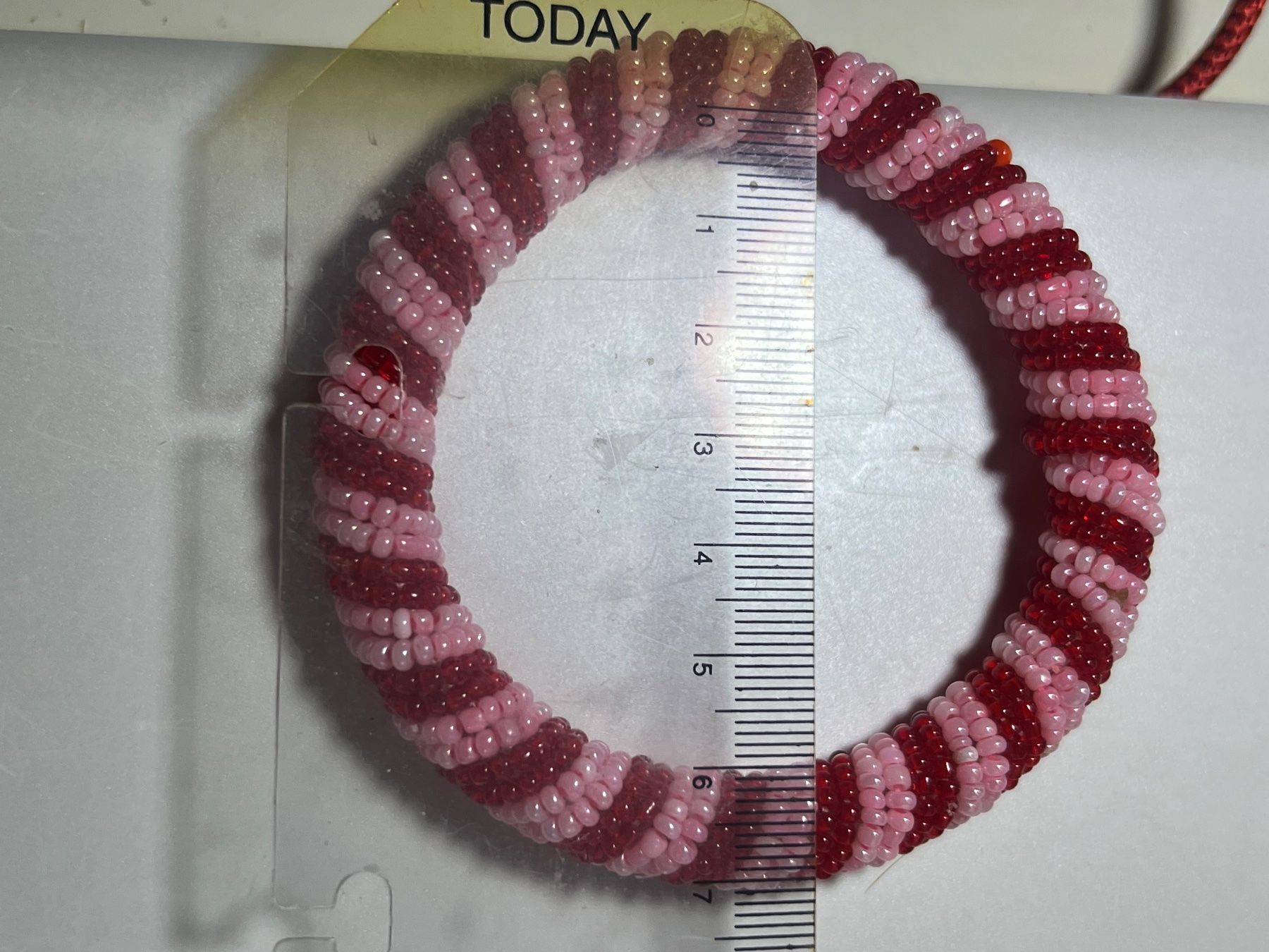 Armbänder & -reifen: Armband Perlen Rot Rosa Handgemacht – Neu (gemäss Beschreibung) aus Bremgarten b. Bern von barny2 1