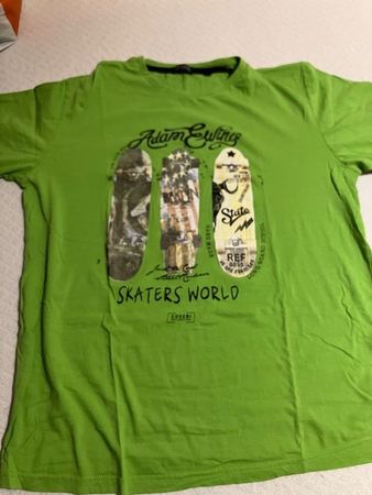 2 Stk COVERI T-Shirt, Grün und Braun Grösse XXL,  Vintage