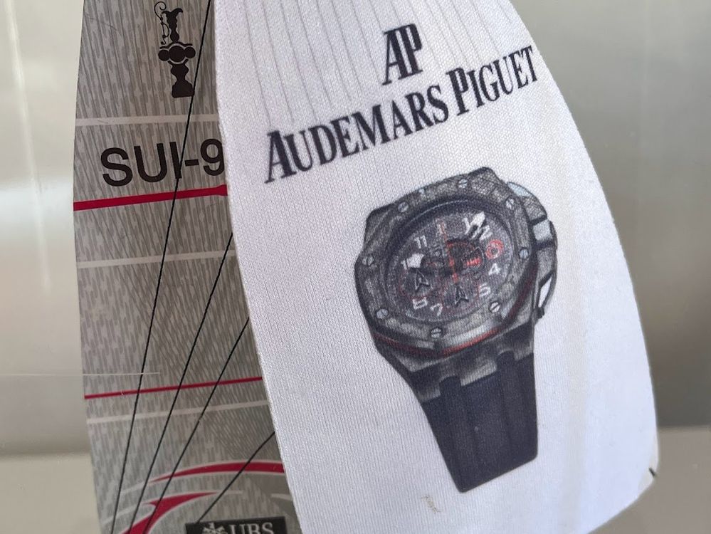 Alinghi Cup Audemars Piguet voilier miniature (Nuovo e nell
