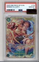 ONE PIECE OP13 EN Monkey.D.Luffy (OP13-118) (V.1) PSA10