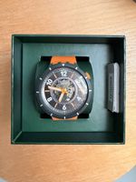 Swatch Herren Uhr orange-grün