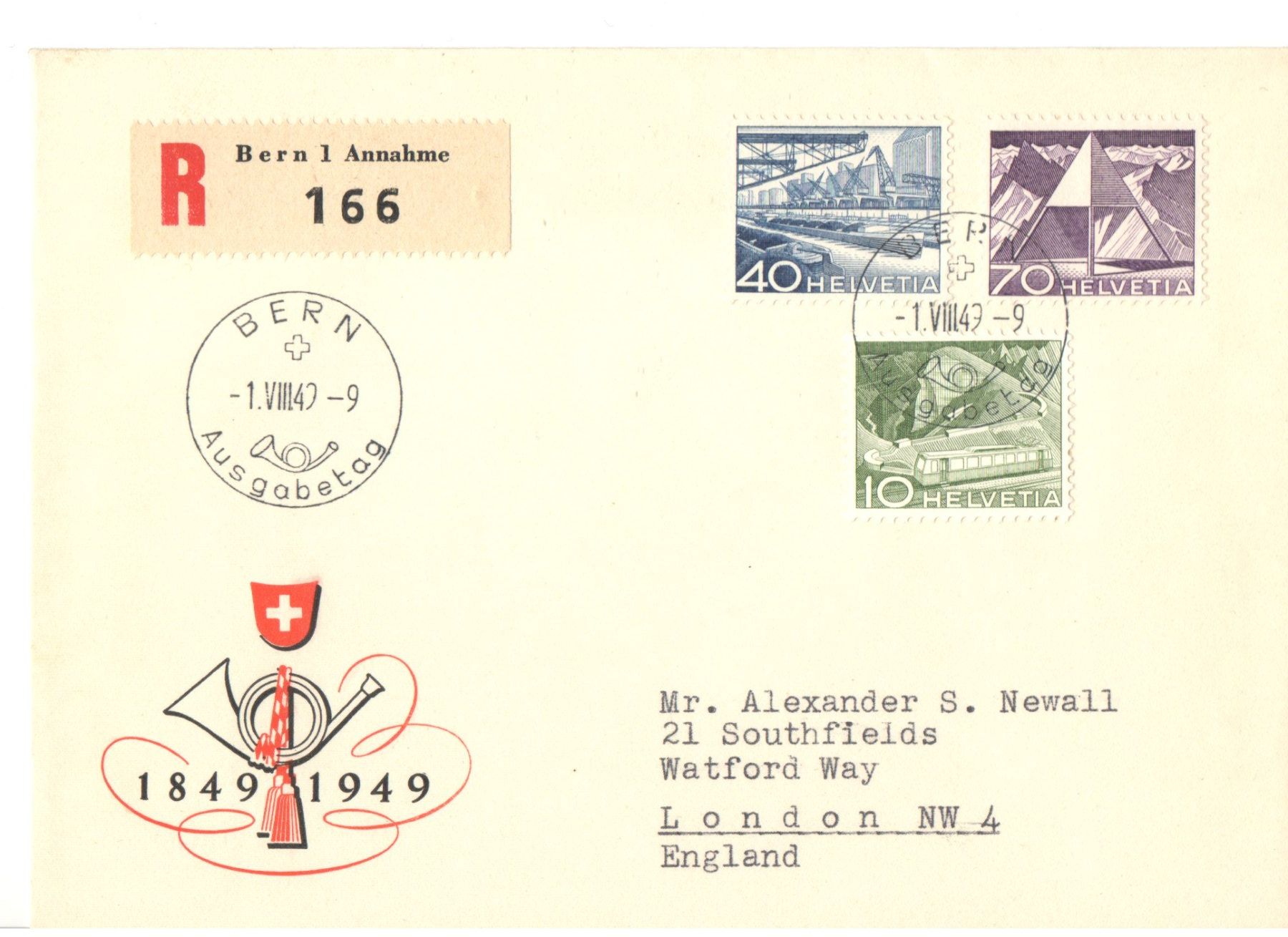 Alle Briefmarken: FDC x4 – Gebraucht aus Echichens von mullerch 1