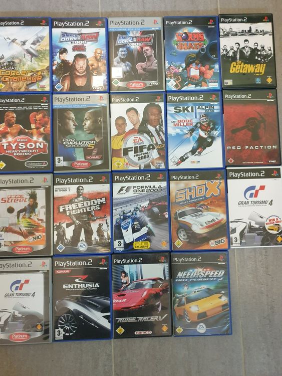 30 PlayStation 2 Spiele PS2 Kaufen auf Ricardo