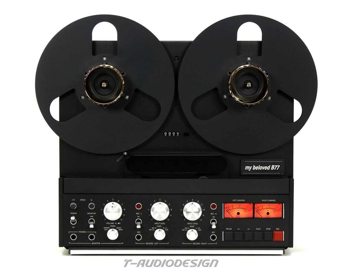 Revox Apparecchi a nastro: Workshop - ReVox B77 Design Umbau schwarz... – Nuovo (secondo la descrizione) da Lohn-Ammannsegg venduto da Techtrading-GmbH 1