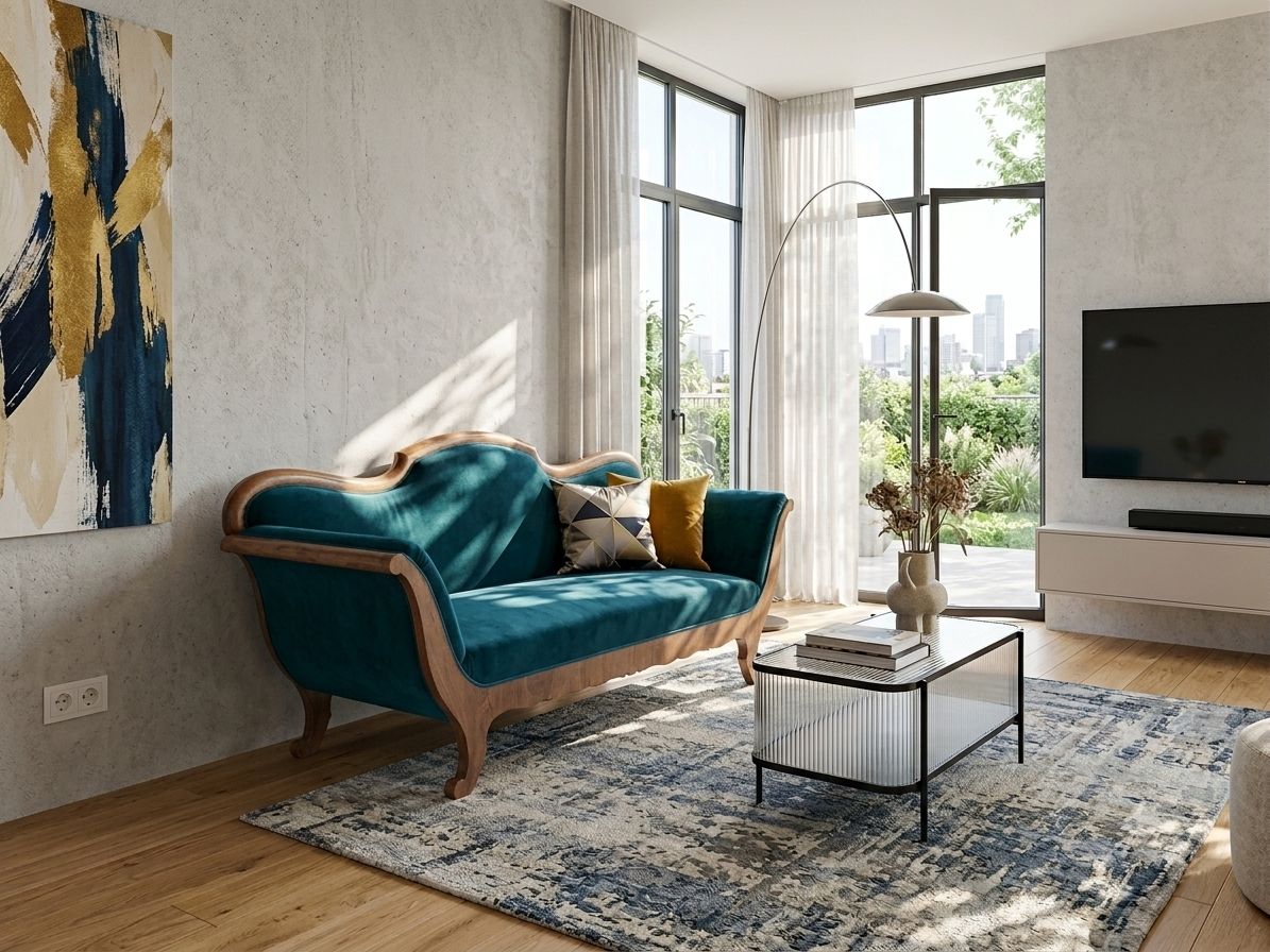 Sofas: Biedermeier Style Sofa mit Samtbezug – Gebraucht aus Lungern von yes_cj9j 4