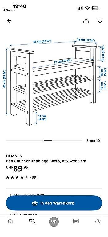 Panchine: Schuhbank – Usato da Bülach venduto da Peron83 1