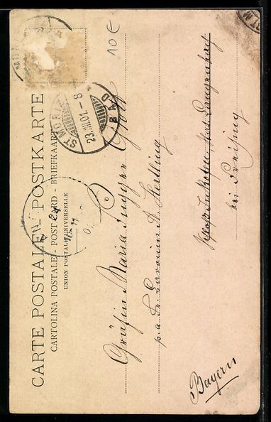 Cartes postales: Bergpost, Postkutsche passiert Bergsee – D'occasion à Berlin par bartko-reher 1